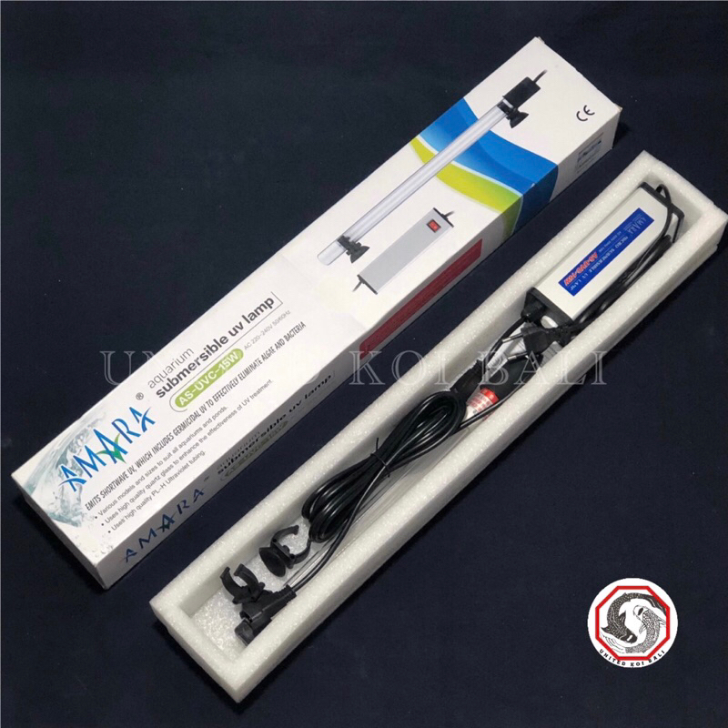 LAMPU UV AMARA 15 watt STERILISASI KOLAM IKAN KOI