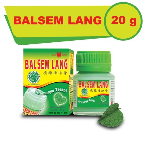 Cap Lang Balsem lang Aroma Terapi 10 g 20g 40g // Balsem Hijau // Aromateraphy