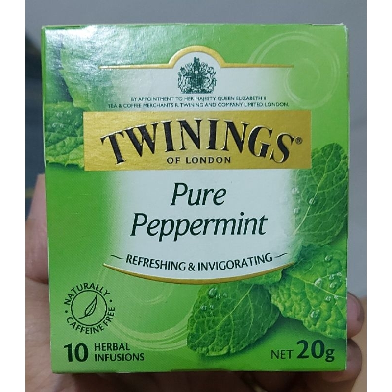 

TWININGS Pure Peppermint Tea Bags 10pcs Australia