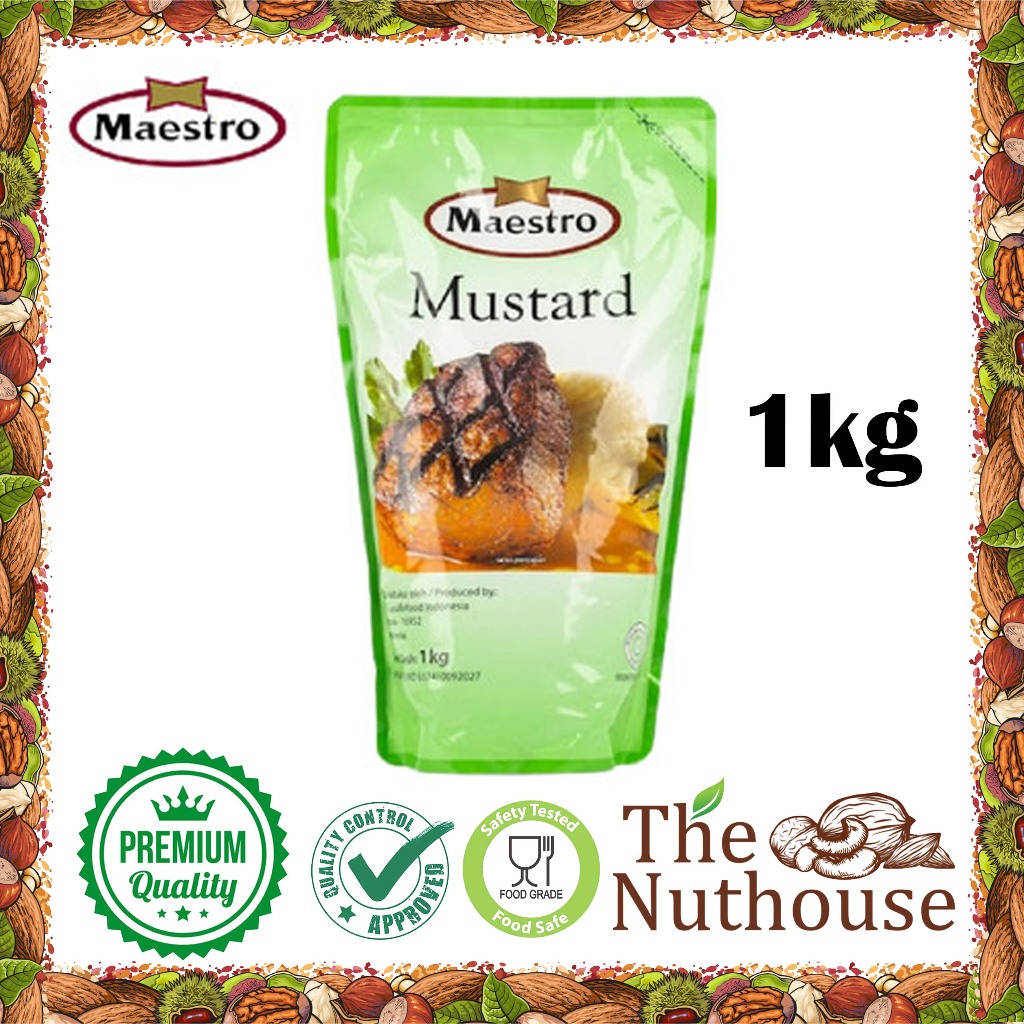 

1kg Maestro Mustard Dressing / Saos Moster Refill Pouch [HALAL]