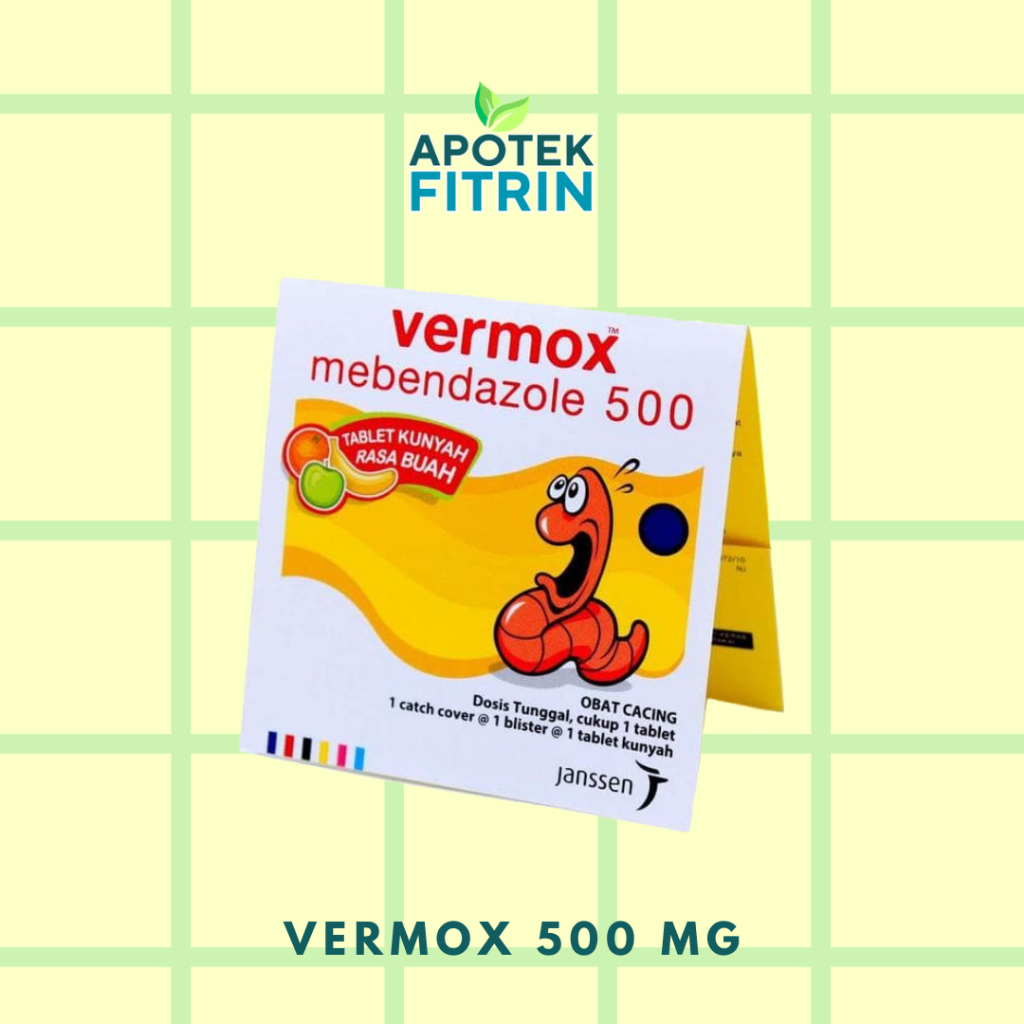 VERMOX 500 MG TABLET
