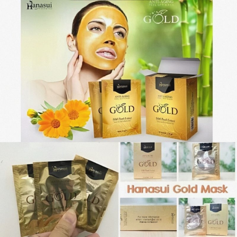 MASKER HANASUI GOLD DAN NATURGO // MASKER MEMBERSIH KOMEDO