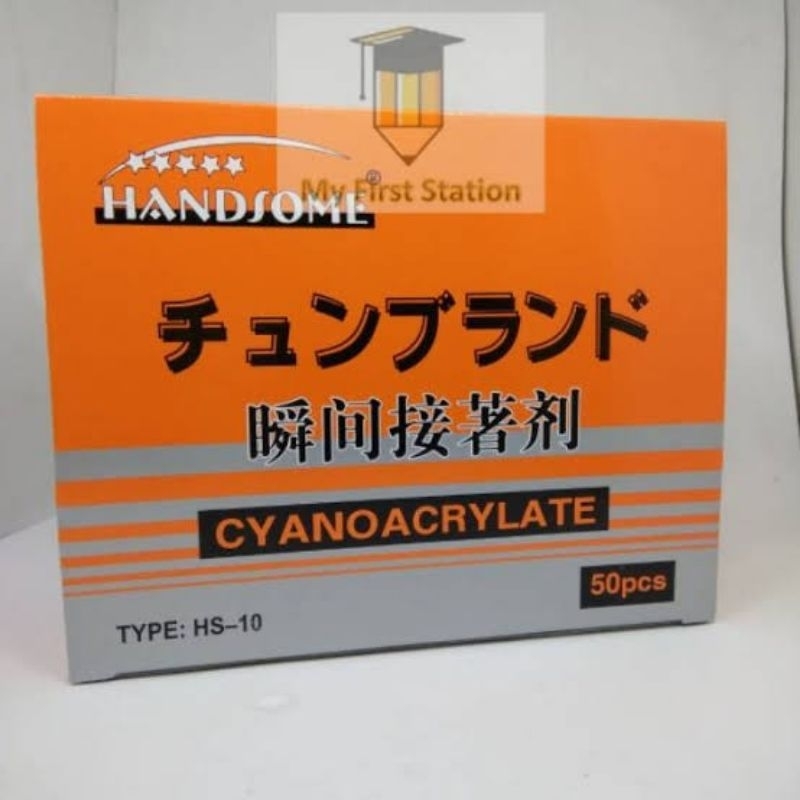 

Lem Korea Handsome 1 Box Isi 50 Pcs PROMO MURAH / Lem Korea Serba Guna Handsome 1 Box isi 50 Pcs PROMO MURAH