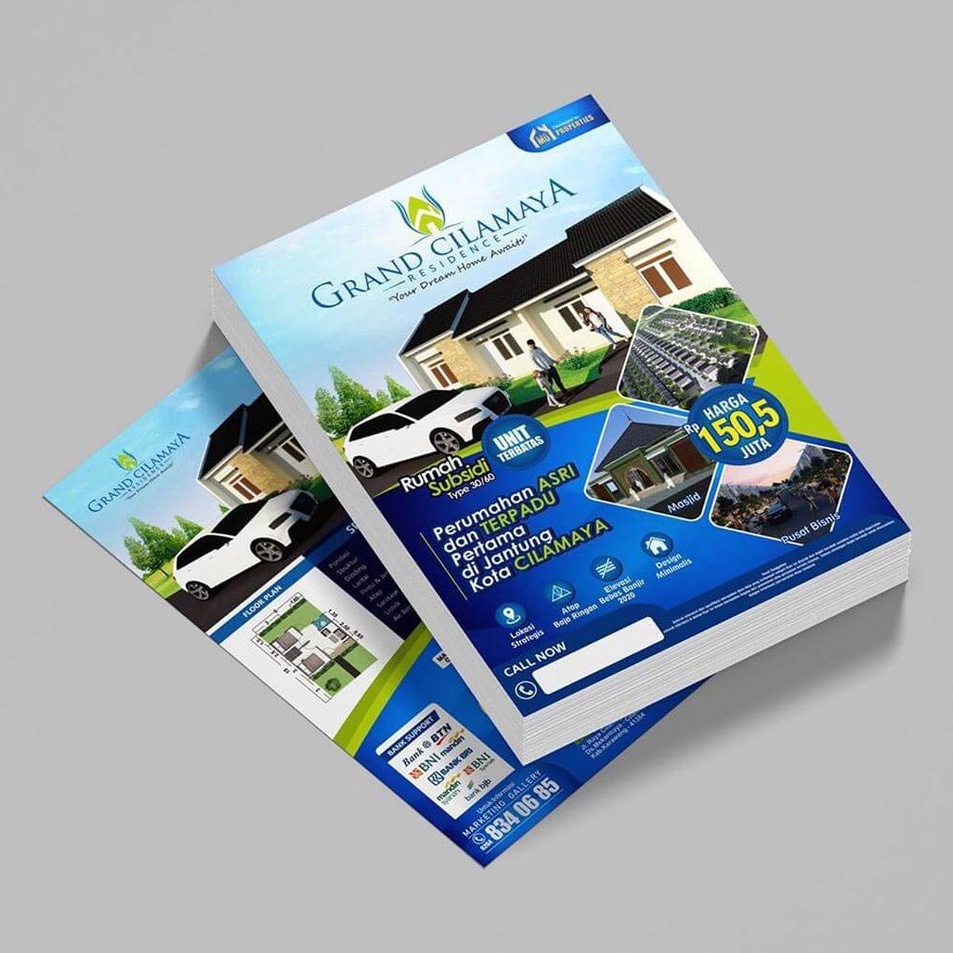

Kirim Langsung Cetak Brosur Murah isi 5 Lembar 1 MUKA Flyer Pamflet Full Colour