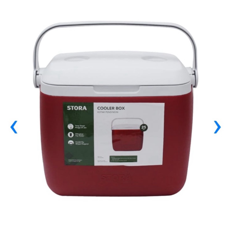 Stora 25L Flip box pendingin, cooler box, box pendingin es, box es, box es batu, box pendingin minum
