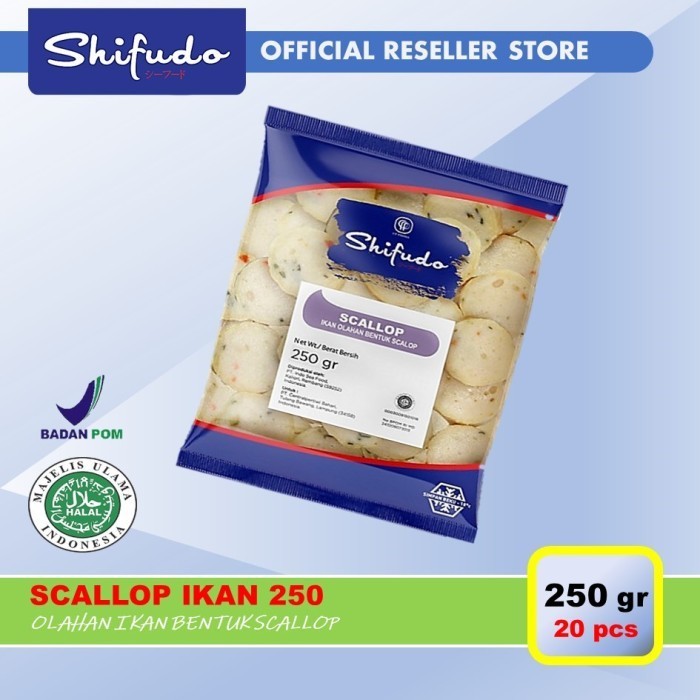 

Shifudo Scallop Ikan 250gr