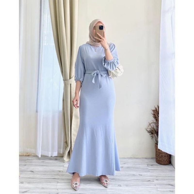 LUNA DRESS DUYUNG Crinkle Airflow