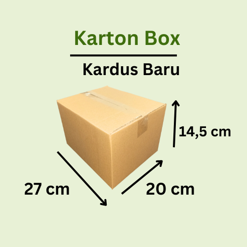 

Kardus Karton Box 27x20x14,5 CM Dus Packing Packaging Polos