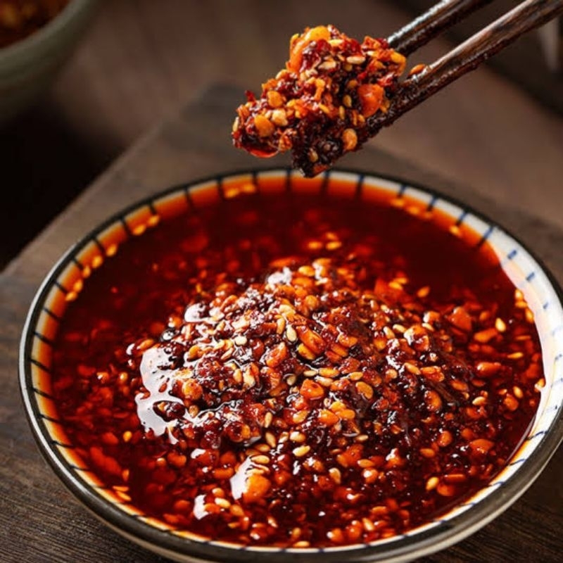 

Sambal judes Thai chili oil sambal goreng khas Thailand cocok untuk semua jenis makanan