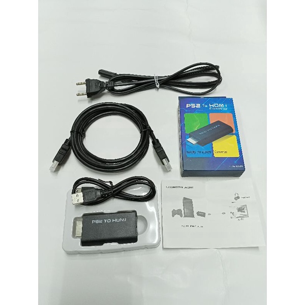 1212 Terlaris Converter Hdmi  Ps2 To HDMI  Kabel Ps2 Paket Converter PS HDMI  Kabel Power Ps2  Kabel