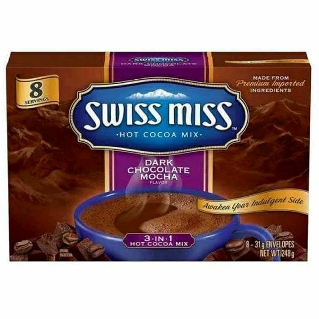 

SWISS MISS Dark Chocolate Mocha Hot Cocoa Mix 8 Envelopes