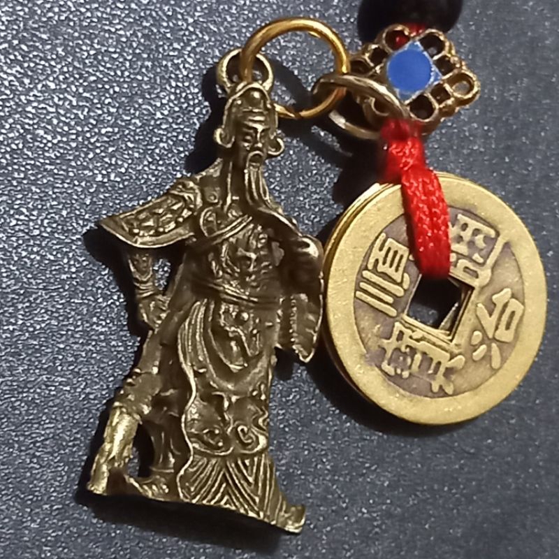 gantungan kunci fengshui kwankong