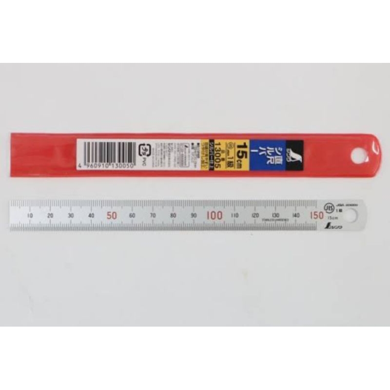 

Penggaris Shinwa 15cm JAPAN 101A H101A 6in 6 in 15 cm 150mm 150 mm stainless steel anti karat Ruler 13005 / 21013