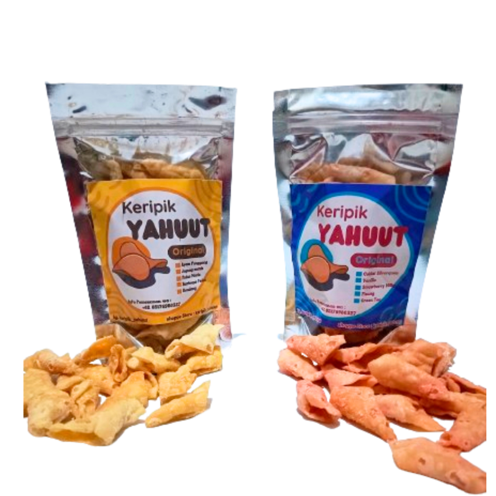 

keripik yahuut , camilan keripik spesial paket usaha isi 30 pich