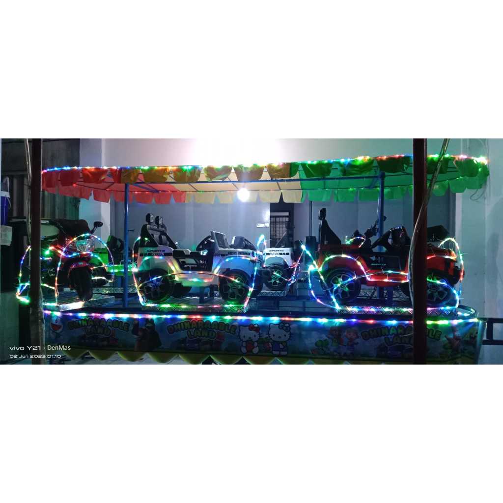 Odong Odong Kereta Panggung Mobil Jeep Motor Remot Isi 6