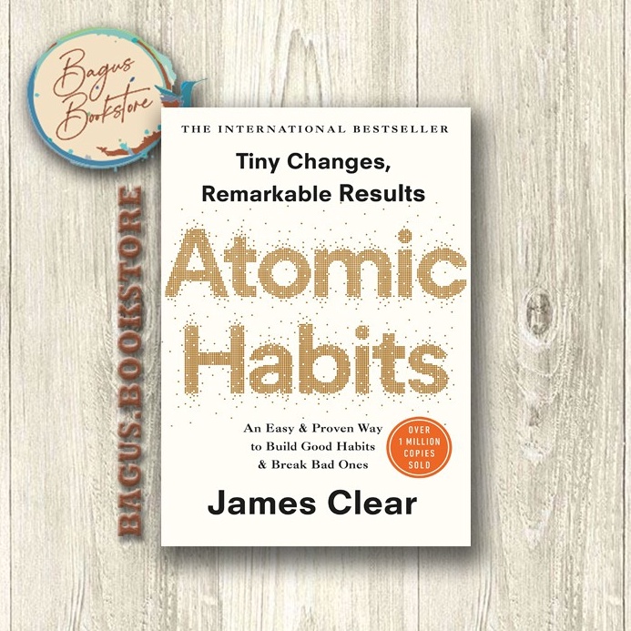 Atomic Habits  James Clear English Indonesia  bagusbookstore