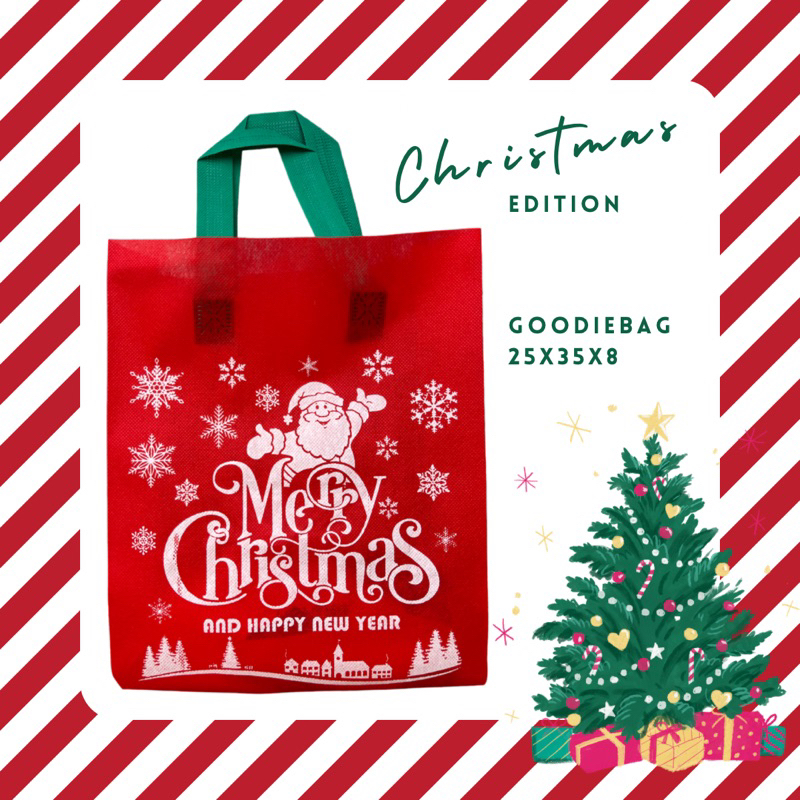 

Goodiebag tas natal 25x35x8cm tas hampers