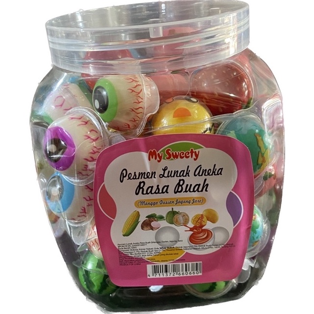 

1212 FLASH SALE PERMEN BOLA LUNAK JELLY ISI 5 PCS serbuuu