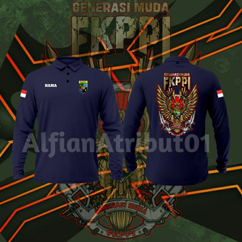 KAOS KERAH POLO GM FKPPI,baju kaos polo GM FKPPI lengan panjang