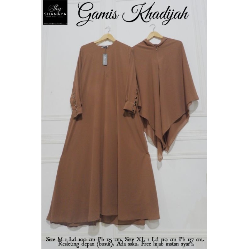 Khadijah Gamis Set Hijab Syar'i