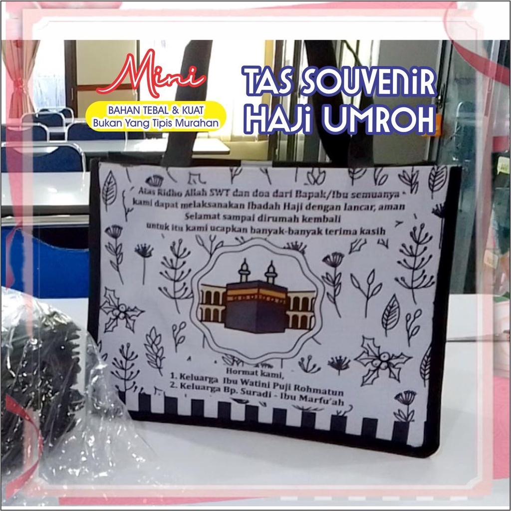 

Gift TAS SOUVENIR HAJI TAS SOUVENIR UMROH HAJI UMRAH Tempat oleh oleh AENBAG