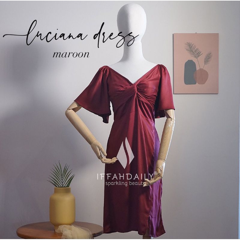 LUCIANA DRESS Homedress Baju Dinas Istri