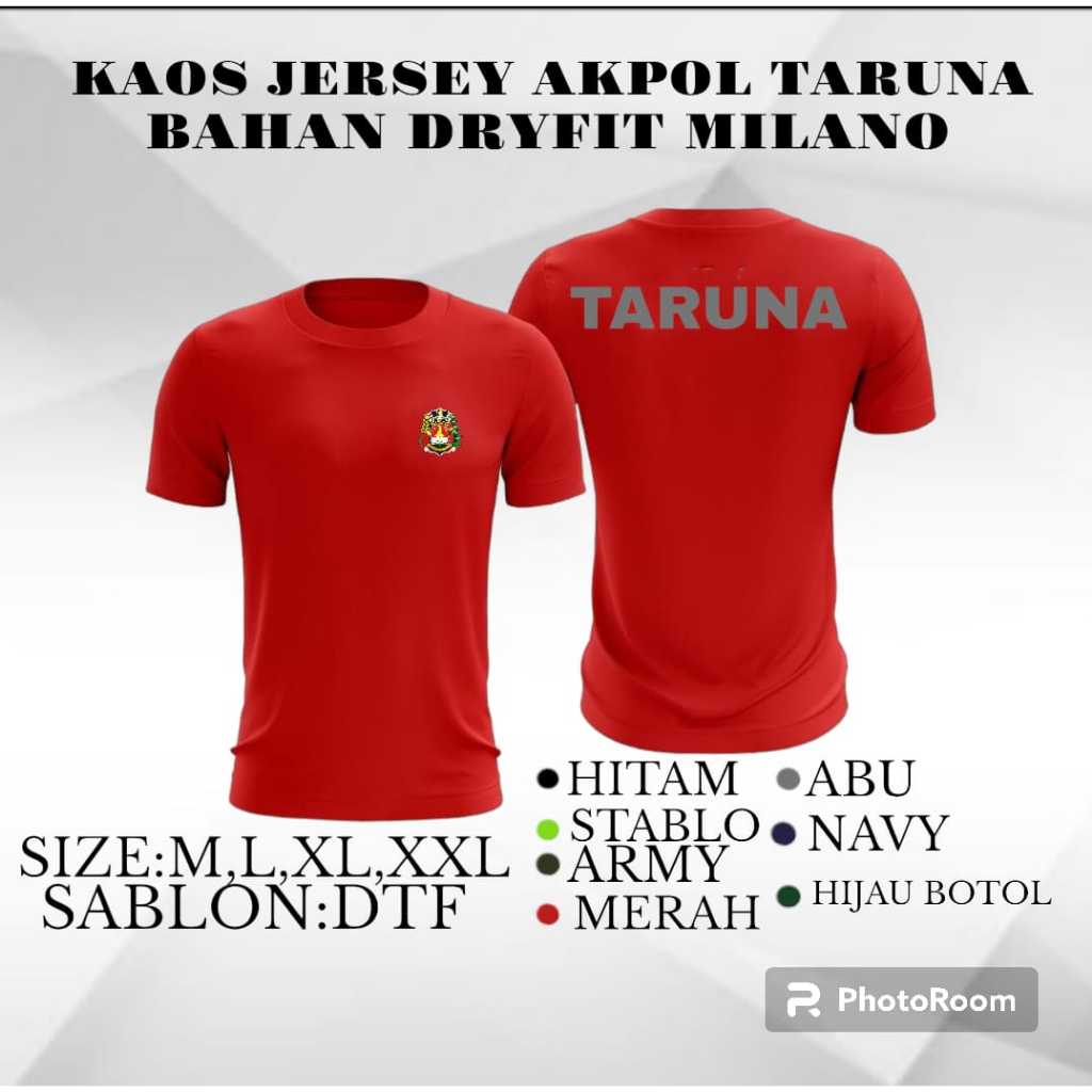 KAOS JERSEY AKPOL TARUNA NEW 2023 / KAOS AKPOL TARUNA / BAHAN DRYFIT MILANO / BISA COD