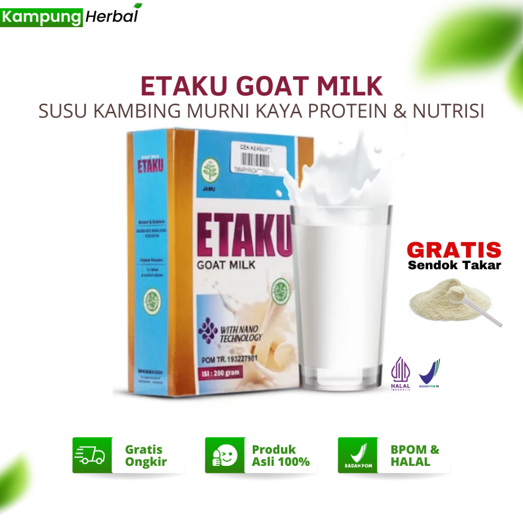 

Susu Untuk Lansia yang Susah Makan Nafsu Makan Menurun Penambah Nafsu Makan Lahap Makan Doyan Makan Etaku Goat Milk Susu Kambing Etawa Asli