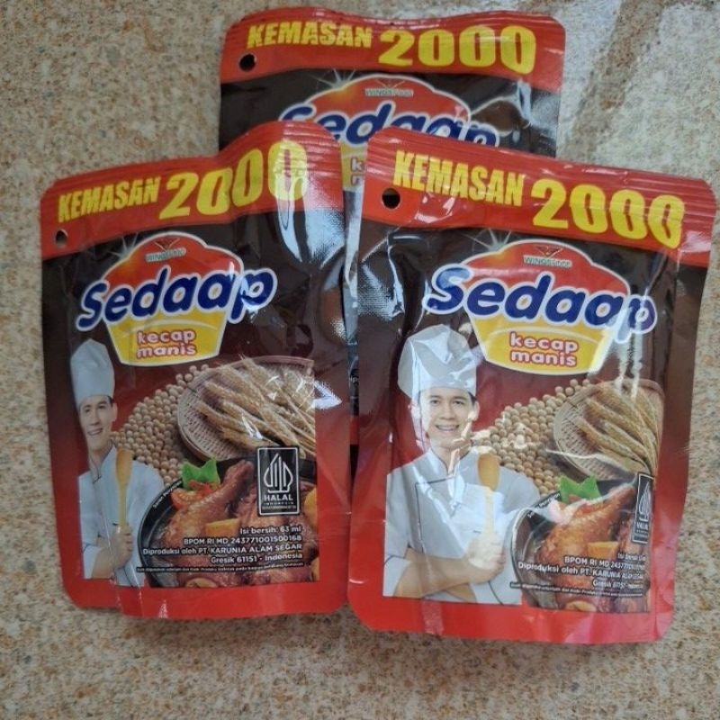 

Kecap sedaap kemasan baru 2000an 63ml