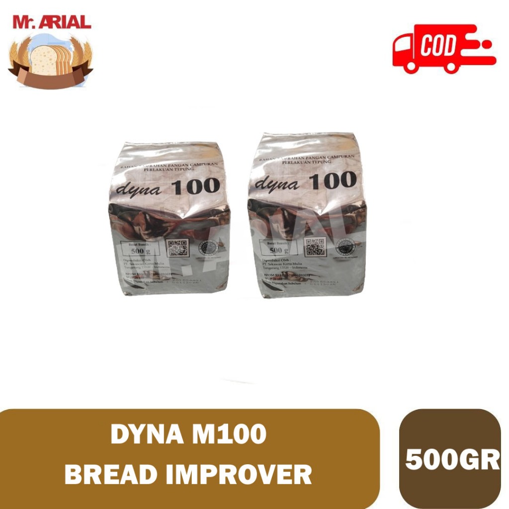 

DYNA M100/Bread Improver 500gr - Pelembut Kue - Pelembut Adonan