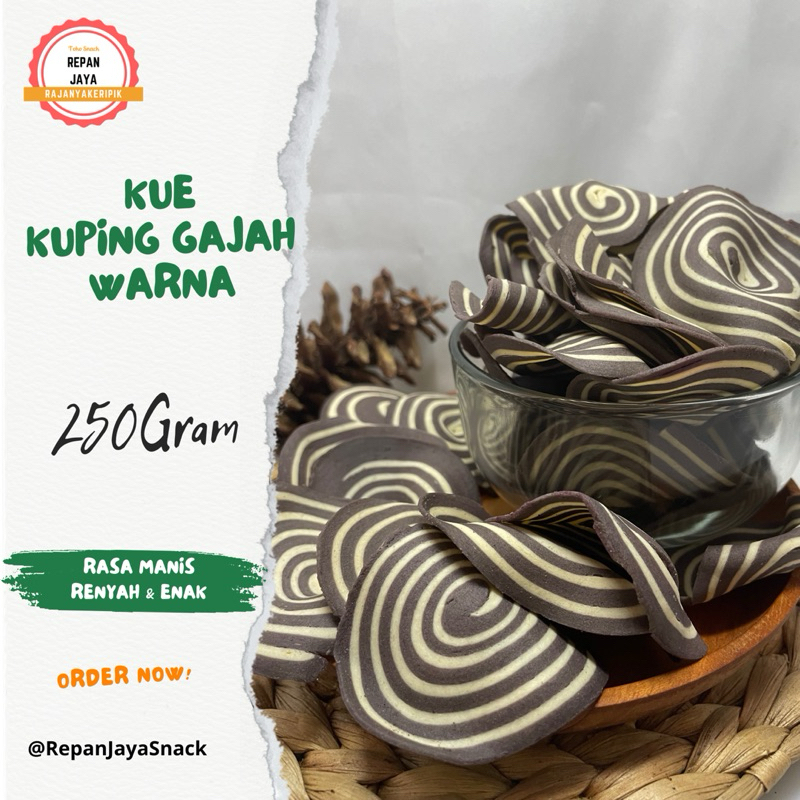 

Kue Kuping Gajah Manis Spesial 250Gram