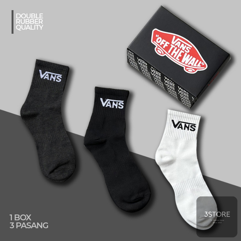 Kaos Kaki Quarter Vans / Kaos Kaki Pria Dan Wanita / Vans Sock Quarter Sport