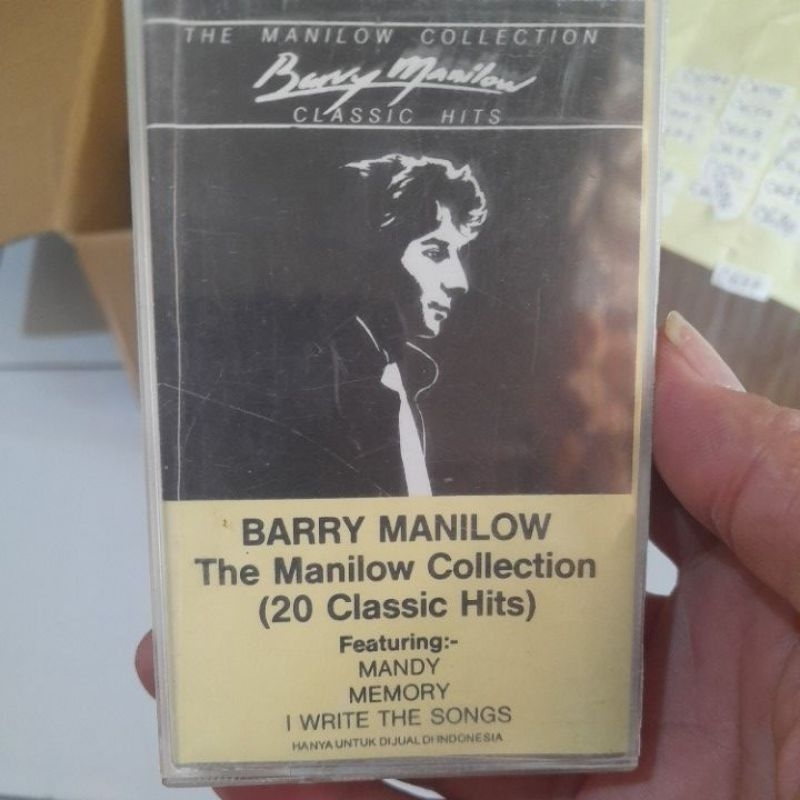 kaset pita barry manilow tje manilow collection 20 classic hits (0644)