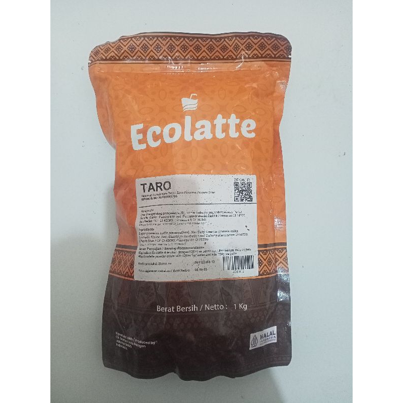 

BUBUK MINUMAN ANEKA RASA ECOLATTE RASA TARO (EX CHO' LATTE)