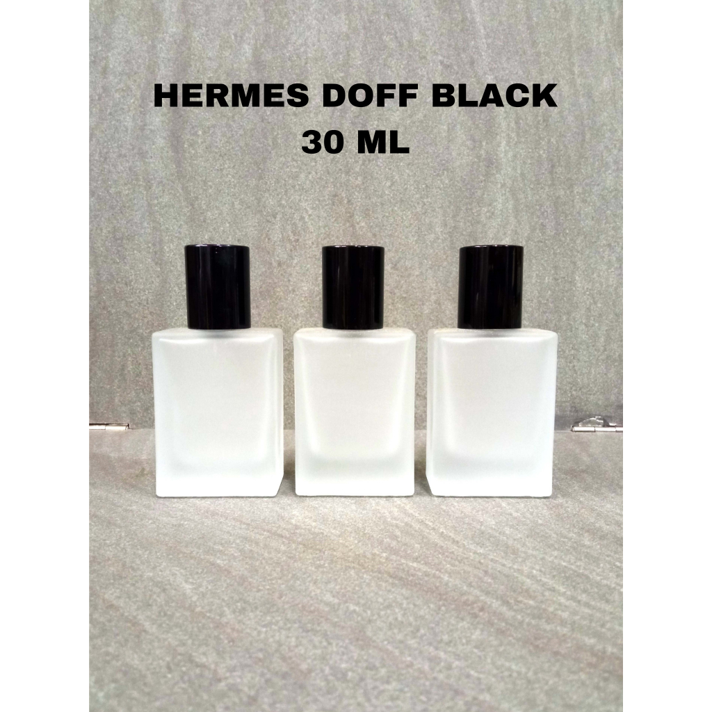 Botol Parfum Hermes Press Doff Black (30 ml)