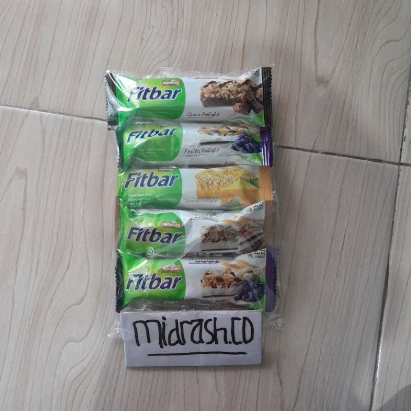 

BUNDLING MIX FITBAR ISI 5 SNACK SEHAT DIET MULTIGRAIN ALL VARIAN