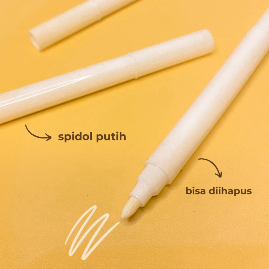 

Spidol Mini Putih (non permanent)