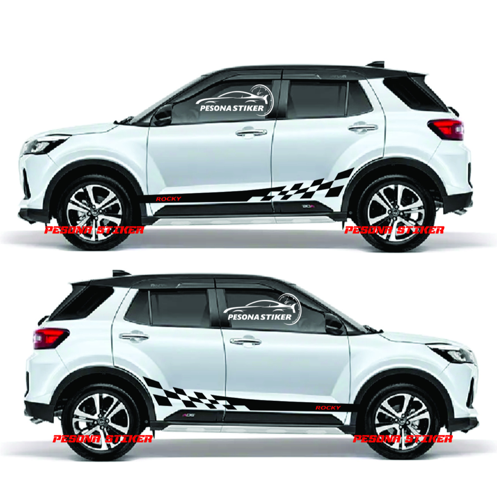 stiker sticker mobil ROCKY stiker list body samping daihatsu ROCKY terbaru