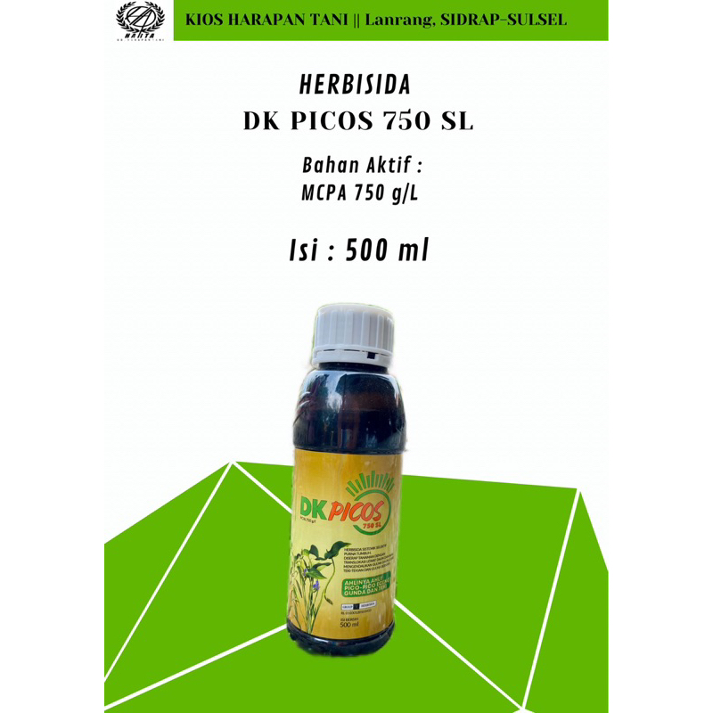 (Herbisida/Racun Rumput Eceng/Pico-pico, Gunda, Teki-tekian) DK PICOS 750 SL