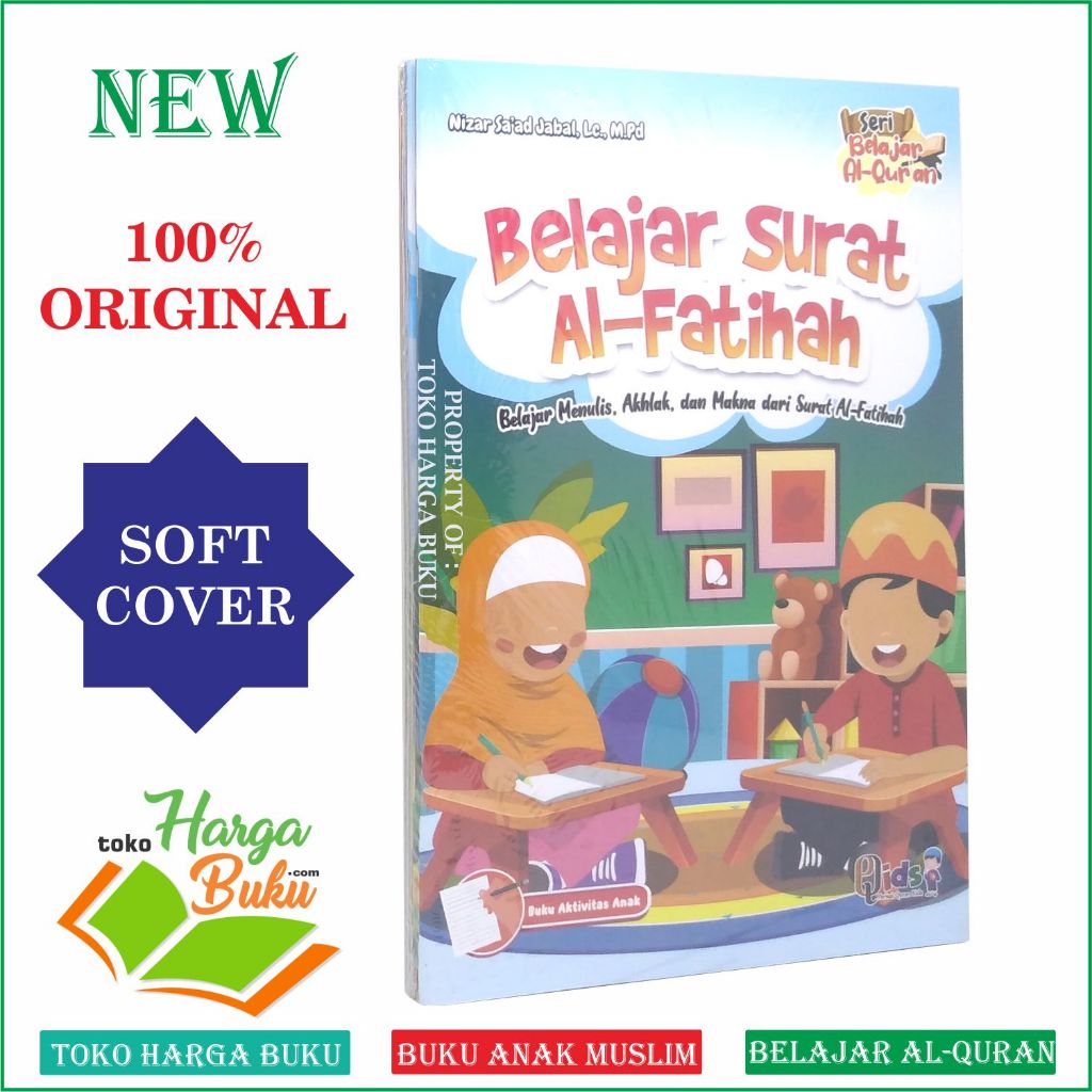 Foto Seri Belajar Al-Quran 4 JILID Buku Anak FULL COLOR Menulis Surat Al Fatiha An Naas Al Falaq Al Ikhlas Penerbit Pustaka Quran Kids