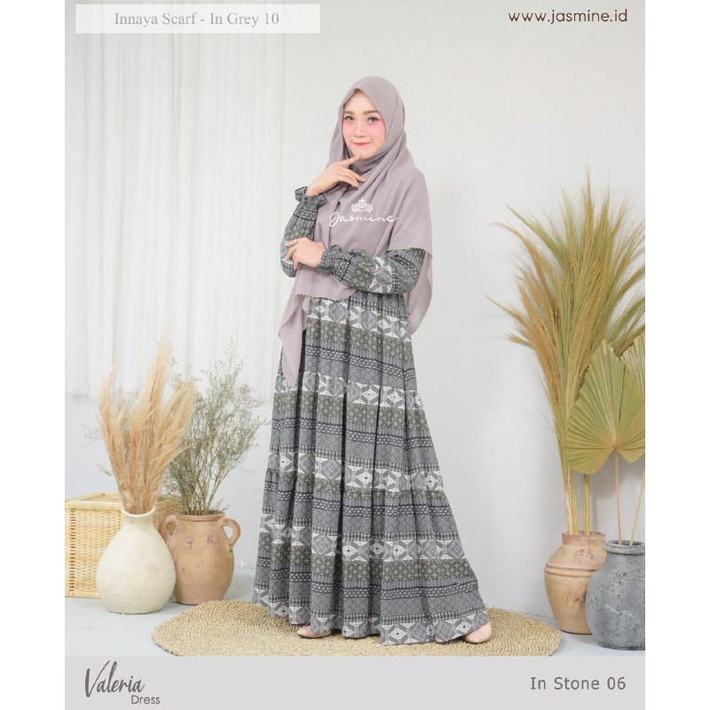 VALERIA DRESS || Gamis Syari by Jasmine