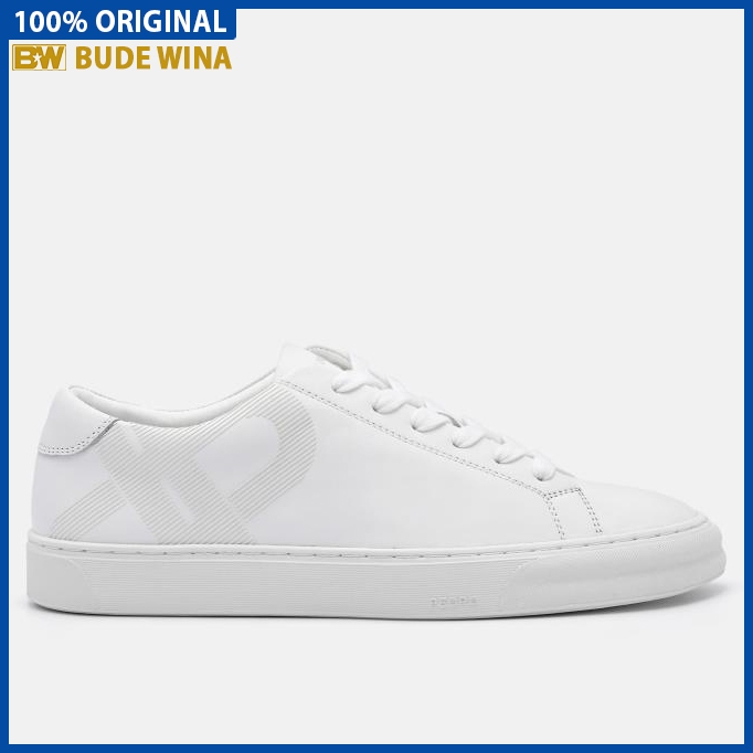 PW021 SEPATU WANITA SNEAKER PEDRO ORIGINAL KETS KULIT ALL FULL WHITE PUTIH POLOS