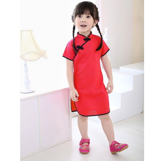 BAJU IMLEK ANAK DRESS IMLEK ANAK CHEONGSAM IMLEK ANAK BAJU CNY ANAK DRESS CNY ANAK QIBAO ANAK QIPAO 