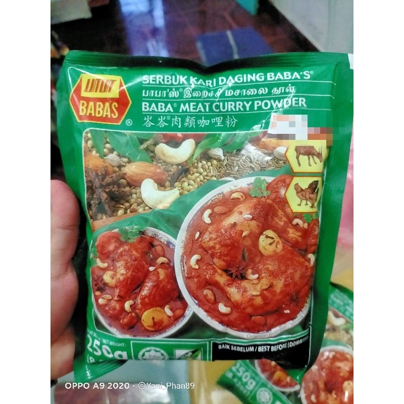 

Babas Kari Daging/Meat Curry / Bumbu Kari