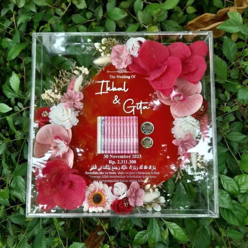 mahar akrilik mahar pernikahan mahar tetes air mahar akrilik brush