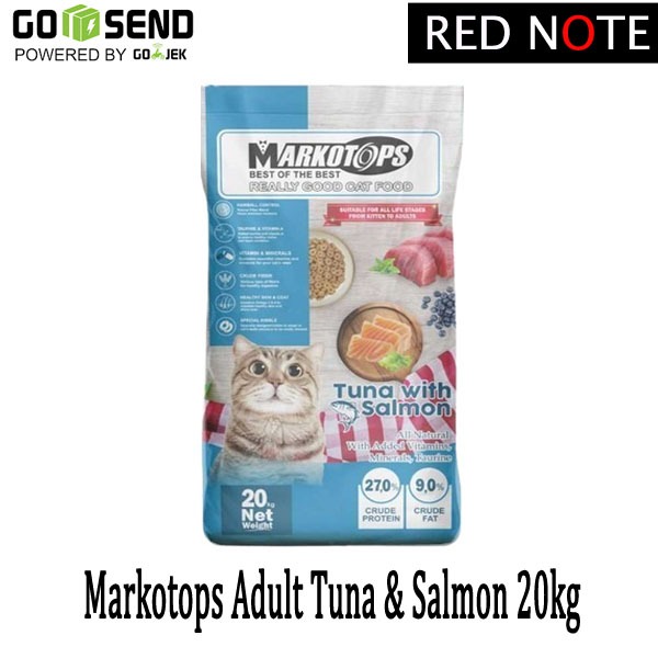 Markotops Tuna & Salmon 20kg (Grab/Gosend)