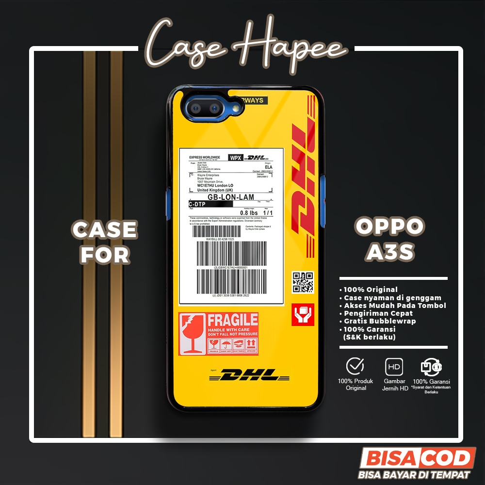 Case Oppo A3S Casing Oppo A3S [DHL1] Casehapee Case Glossy Case Aesthetic Custom Case Premium Softca