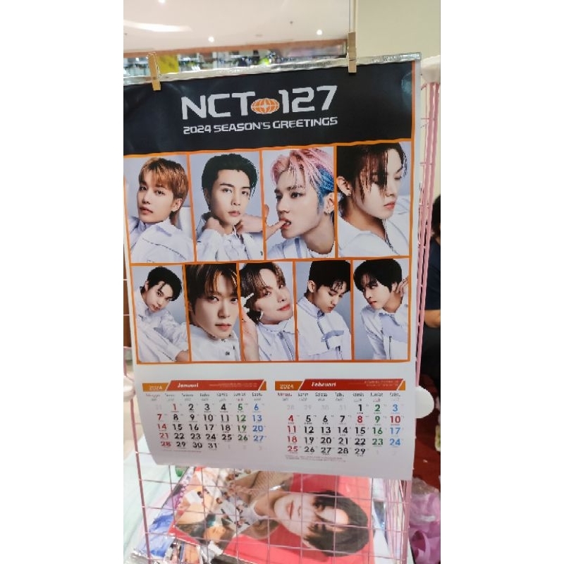 

KALENDER DINDING NCT127 readystock wall calendar nct127