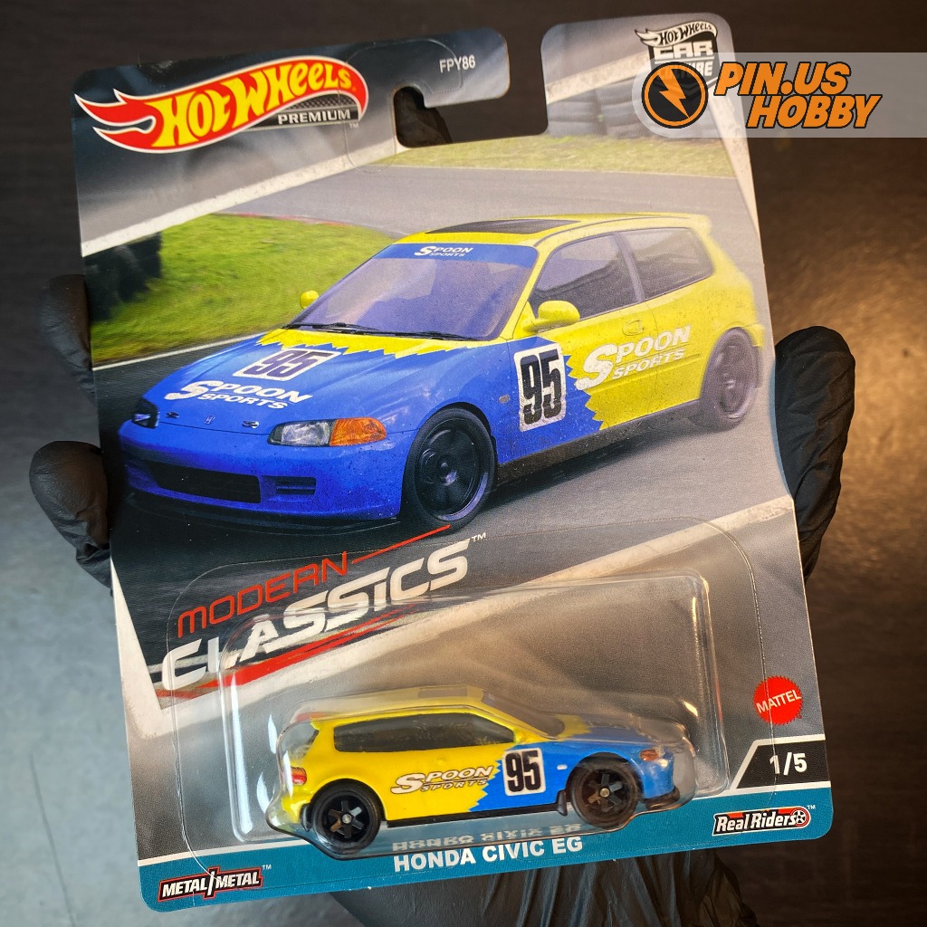 HOT WHEELS HONDA CIVIC EG SPOON MODERN CLASSICS ORIGINAL HOT WHEELS by MATTEL , DIECAST 1:64 HOTWHEE