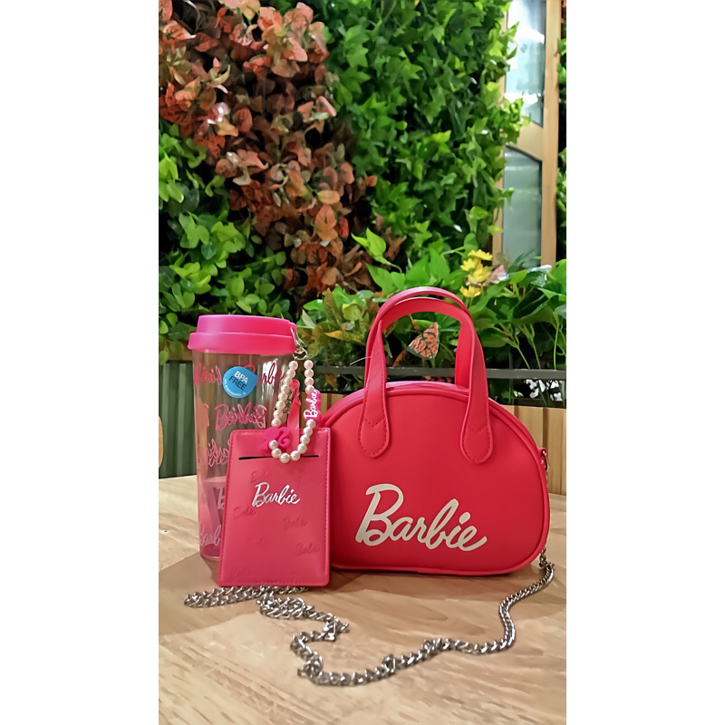 Tas barbie,Tumbler Barbie x Miniso